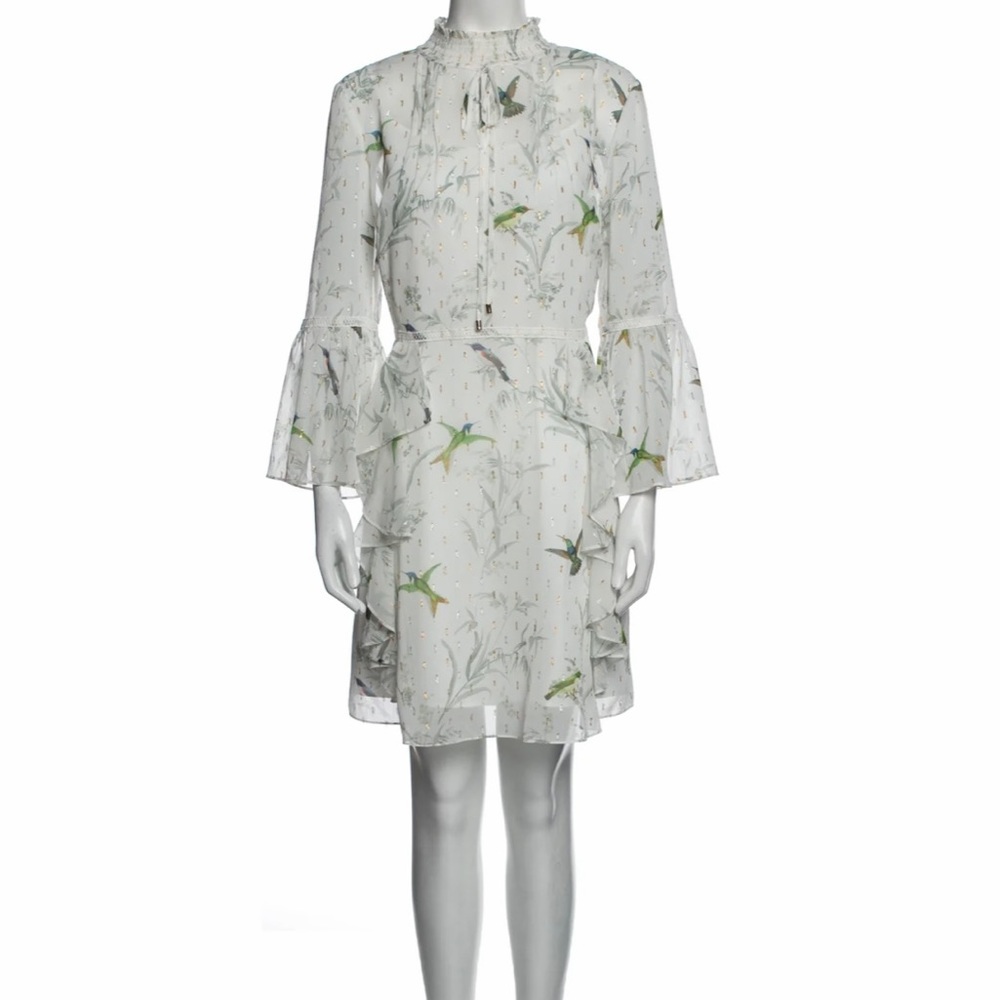 Ted Baker Andray Bird Dress Size 4 (Large)